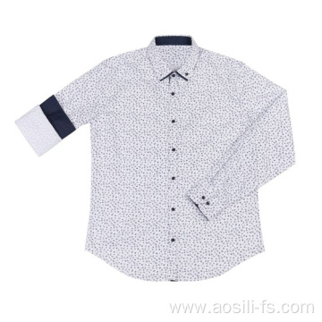 Custom Men's Long Sleeve Woven Shirts